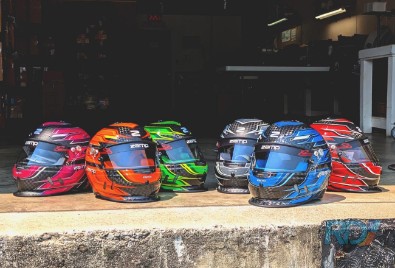 Zamp RZ-67D Helmet: Titanium Silver