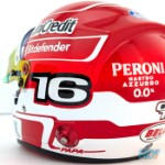 Charles Leclerc 2025 - 1:2 Scale Bell F1 Mini Helmet - MH-28
