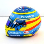 Fernando Alonso 2025 - 1:2 Scale Bell F1 Mini Helmet - MH-27