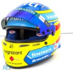 Fernando Alonso 2025 - 1:2 Scale Bell F1 Mini Helmet - MH-27