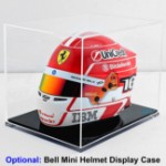 Charles Leclerc 2025 - 1:2 Scale Bell F1 Mini Helmet - MH-28
