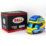 Fernando Alonso 2024 - 1:2 Scale Bell F1 Mini Helmet - MH-19