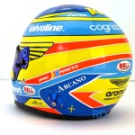 Fernando Alonso 2024 - 1:2 Scale Bell F1 Mini Helmet - MH-19