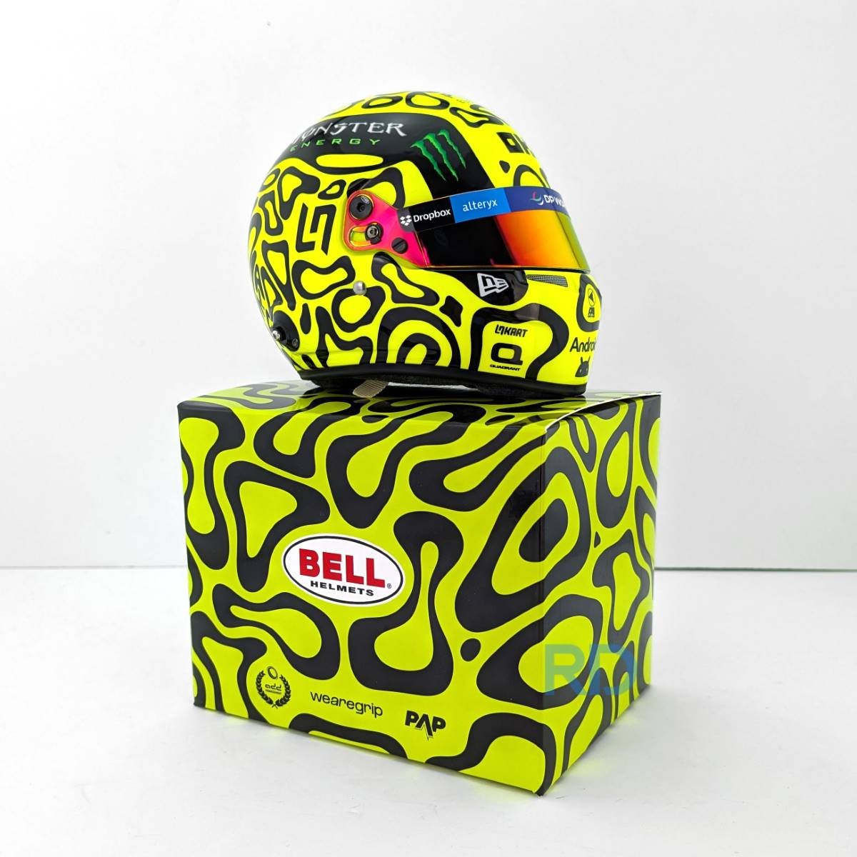 Lando Norris 2024 - 1:2 Scale Bell F1 Mini Helmet | RacingDirect.com