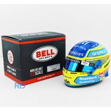Fernando Alonso 2023 - 1:2 Scale Bell F1 Mini Helmet 