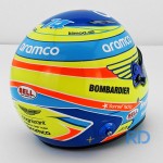 Fernando Alonso 2023 - 1:2 Scale Bell F1 Mini Helmet - MH-06