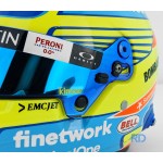 Fernando Alonso 2023 - 1:2 Scale Bell F1 Mini Helmet - MH-06